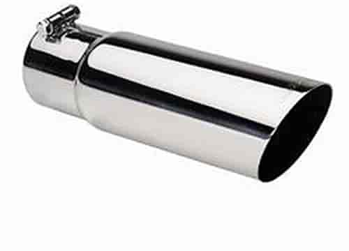 [GIB-500394] Gibson Performance Exhaust 500394: Stainless Steel Slash Cut Exhaust Tip Inlet: 3"