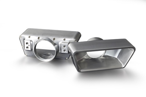 [LOK-GSE-3015] Lokar GSE-3015: GSE-3015 Exhaust Tip, Goolsby Edition, Fits Up To 3 in. Exhaust, V-Band Clamp, 2 Piece, Billet Aluminum, Raw Finish