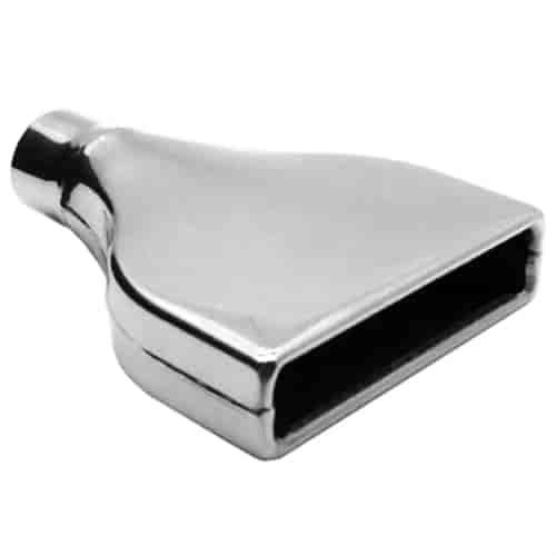 [JEX-PCAM234SS] Jones Exhaust PCAM234SS: Chrome Stainless Steel Exhaust Tip Straight Cut Rectangular 2" x 8"