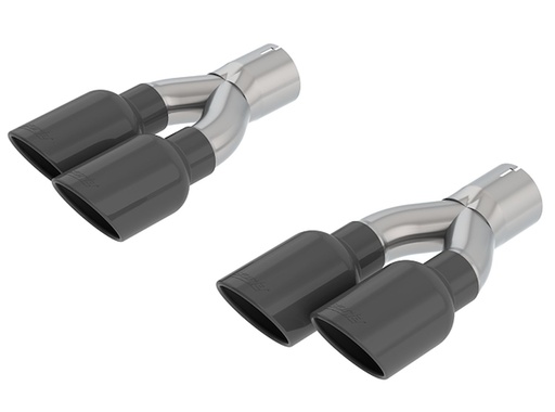 [BOR-60672BC] Borla 60672BC: 60672BC Exhaust Tips for 2018–2021 Jeep Grand Cherokee Trackhawk 6.2L V8 Black Chrome