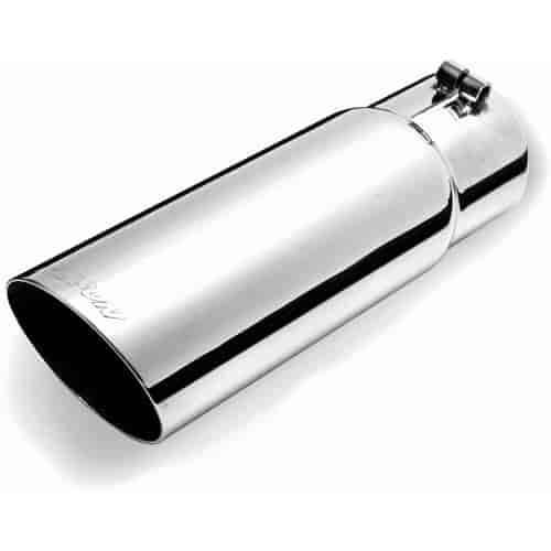 [GIB-500420] Gibson Performance Exhaust 500420: Stainless Steel Slash Cut Exhaust Tip Inlet: 2.75"