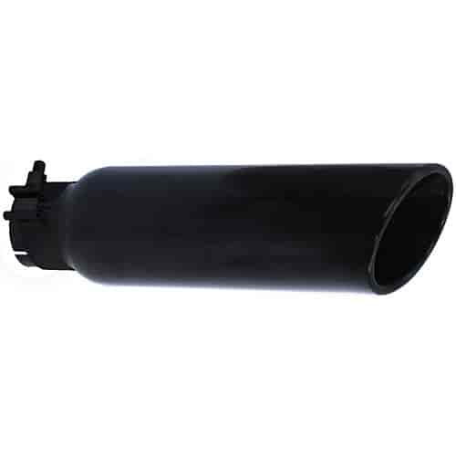 [GRH-GRT3414B] Go Rhino GRT3414B: Round Exhaust Tip Black Powdercoat