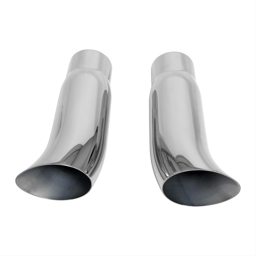 [STW-720300] Stainless Works 720300: 720300 Exhaust Tail Pipe Tip, Universal, Elf Ear Tips 3" Inlet